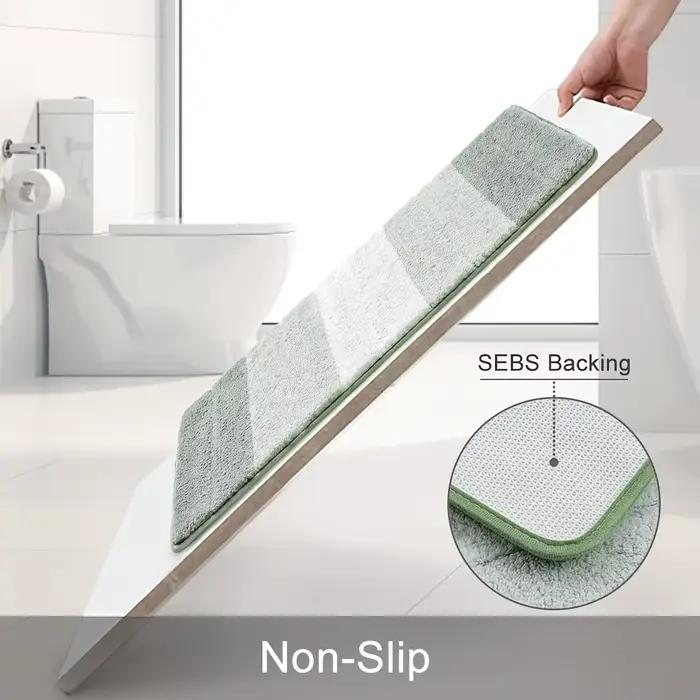 Tapis de salle de bain antidérapant, Ultra doux, pour douche, lavable en Machine, pour chambre à coucher, salon, porte