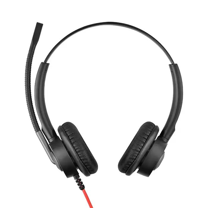 Casque antibruit BS29, réduction du bruit avec contrôle, casque pour centre d'appels, adapté pour PC/téléphone/ordinateur portable/bureau à domicile
