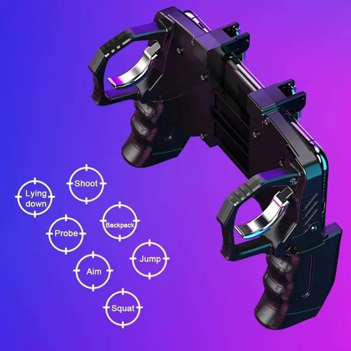 Déclencheur gratuit Fire PUBG contrôleur pour téléphone portable manette de jeu Joystick Android iPhone contrôle tapis de jeu Mobile Pugb Smartphone commande