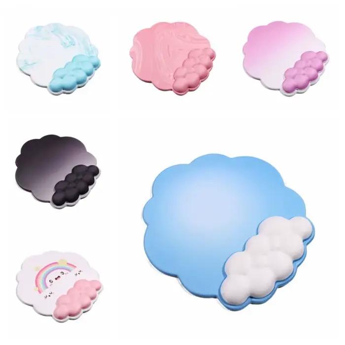 Tapis de souris antidérapant en forme de nuage pour clavier