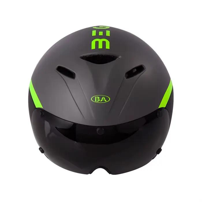 Casque de cyclisme de course TT de conception aérodynamique avec lunettes casques de vélo de route professionnels 3 lentilles casquettes de vélo de Protection amovibles