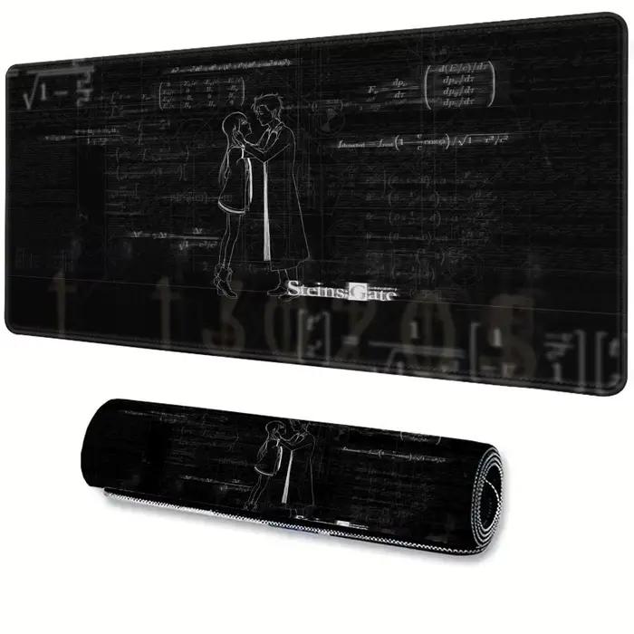 Steins Gate Mouse Pad Gamer Pad Grand tapis de souris de jeu XL