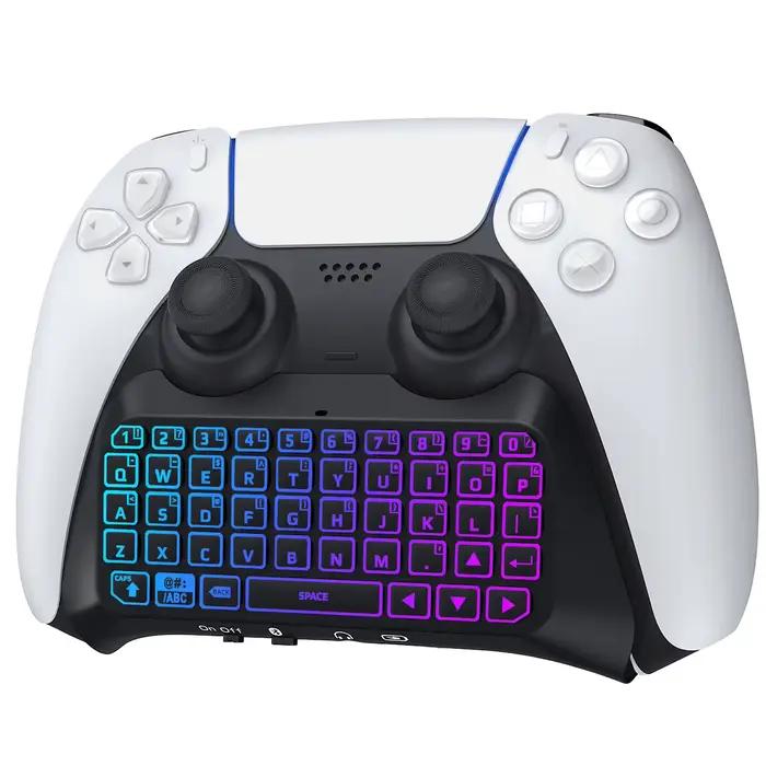 Clavier rétroéclairé rvb pour manette PS5