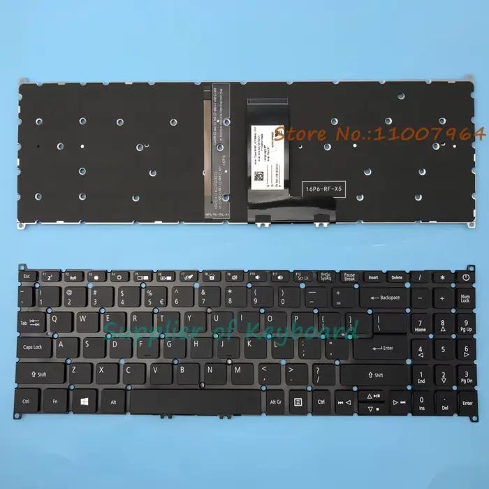 Clavier SP/US/HB pour Acer Aspire A315-42 A315-54 A515-43 A515-53 A515-52 A515-54G A515-55 A515-56G A515-56T N18Q13 N19C1 N19H1