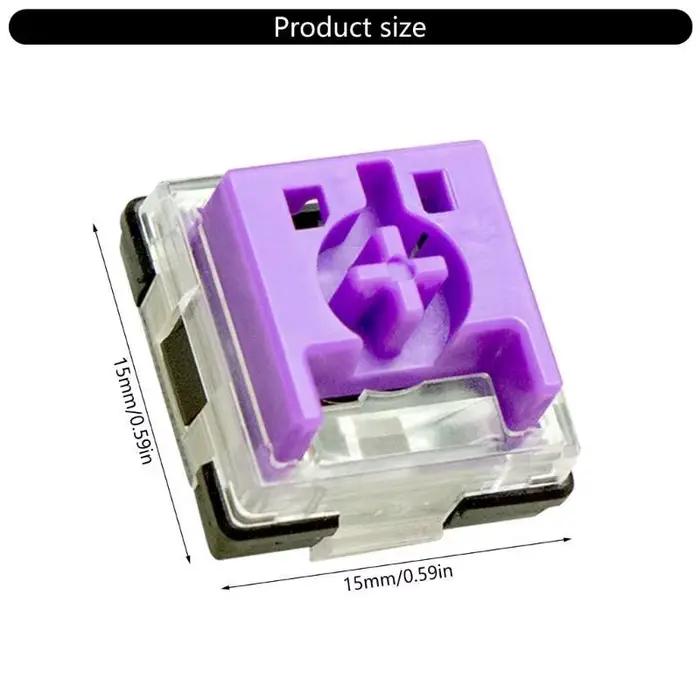 R53C claviers optiques à profil bas commutateurs effet lumière pour DeathStalker V2