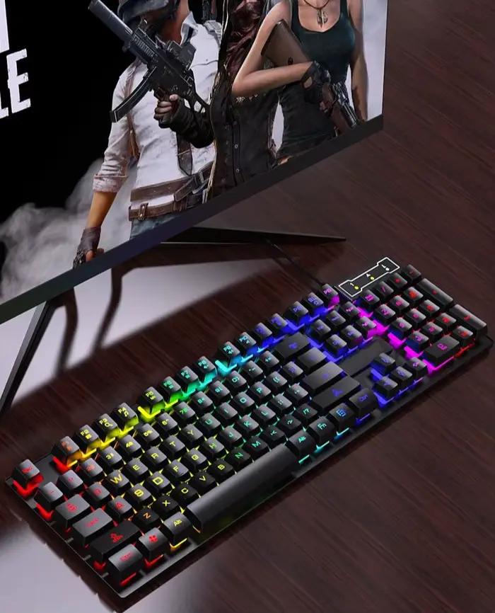 Clavier mécanique filaire rvb