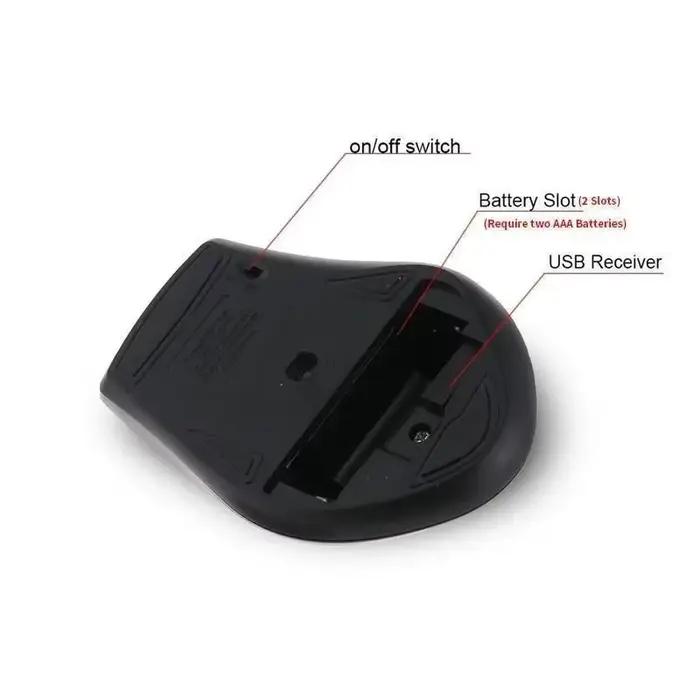 Souris de jeu sans fil 2.4Ghz