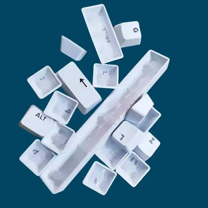 Capuchon de touche de remplacement blanc pour clavier mécanique sans fil Logitech G715/G713/G PRO X