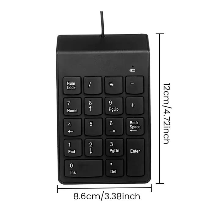 Clavier numérique USB à 18 touches