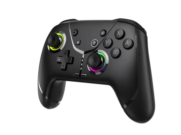 Manette de jeu sans fil 6900 pour Switch/Lite/OLED avec lumière RGB