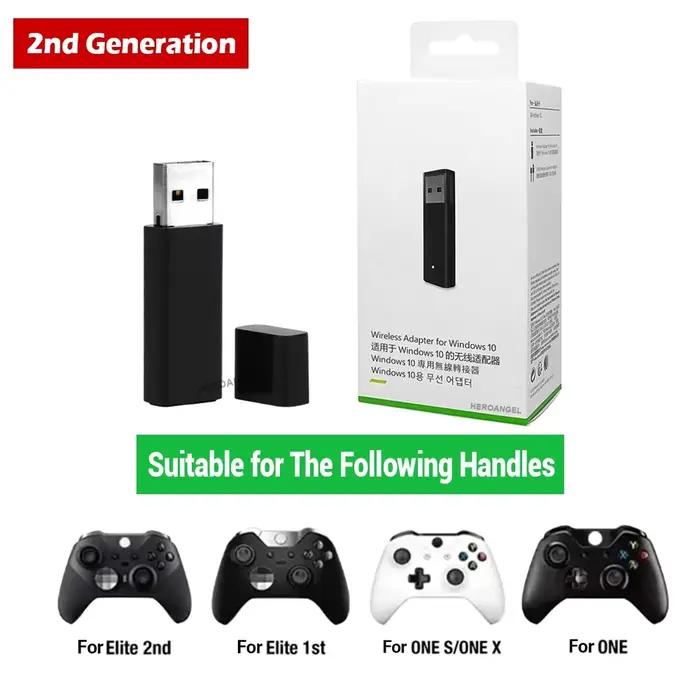 Adaptateur sans fil ONE S compatible avec Xbox One /S/X/Elite/ contrôleur pour Windows 10/8/7