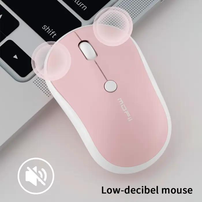 Souris sans fil MOFii M5AG rose