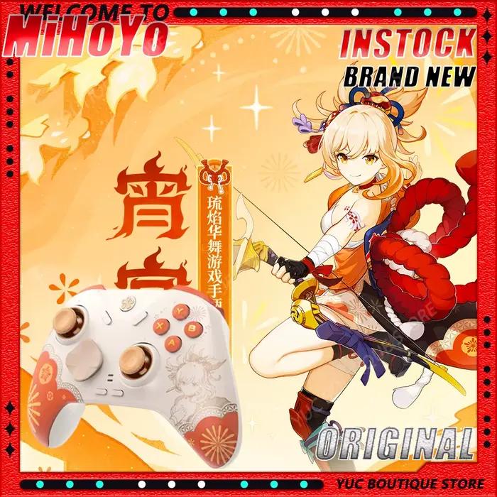 Nouveau [Authentique] MiHoYo GamePad Genshin Impact Yoimiya contrôleur sans fil boîte-cadeau station de chargement