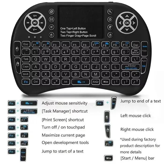 Clavier sans fil I8 Mini Air Mouse