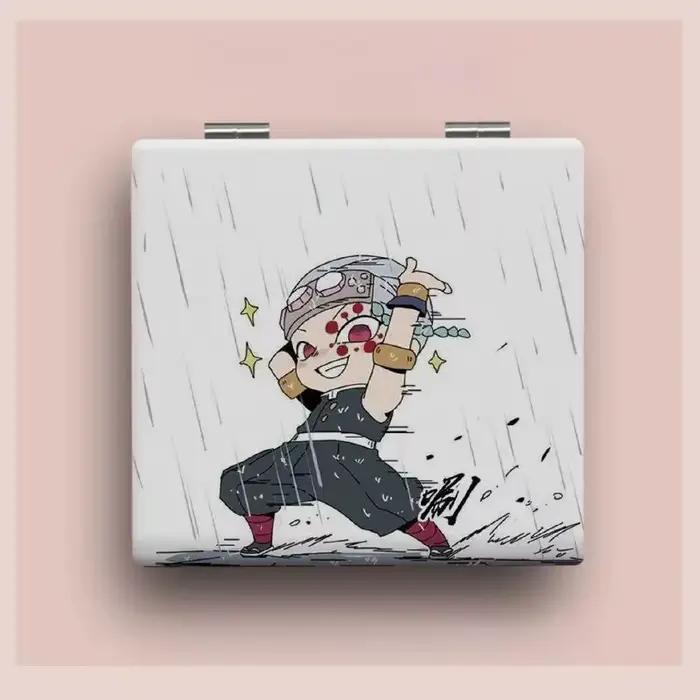 Demon Slayer Tokitou Muichirou Nezuko Animation Peripheral Cartoon Print Square