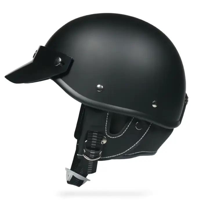 Demi-casque de Moto rétro pour hommes et femmes, casquette de sécurité pour Motocross, quatre saisons, Moto électrique japonaise, casque ouvert