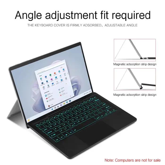 Clavier Bluetooth pour Microsoft Surface Pro 11 2024 10 9 8 X