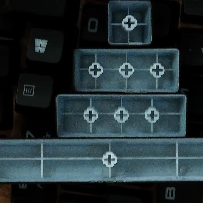 Capuchons de touches pour clavier Corsair K70 K95 K63 K65 Tab Ctrl Espace Capslock Shift WASD Flèche Espagne Français Allemand UE DN Italien