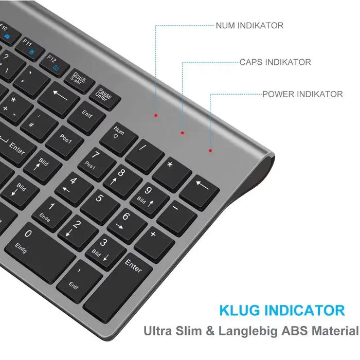 Clavier Deutsch mince sans fil