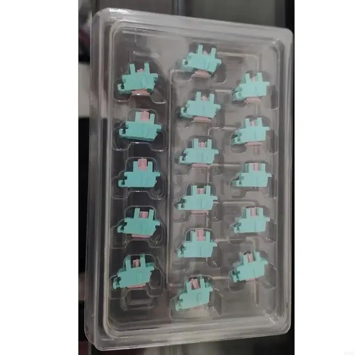 Pack 8 stabilisateurs plaque d'acier POM pour claviers mécaniques silencieux