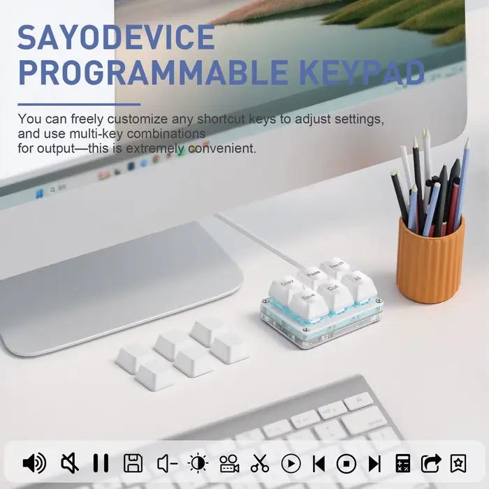 Clavier USB filaire SAYODEVICE à 6 touches