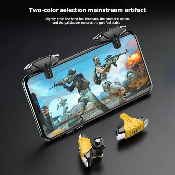 Accessoires pour appareils électroniques F01 1 Paire de manettes de jeu avec boutons de déclenchement pour PUBG
