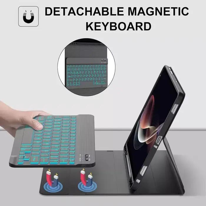 Étui pour clavier pour Samsung Tab S10 FE 10.9 pouces SM-X520/X526/X526B 2025