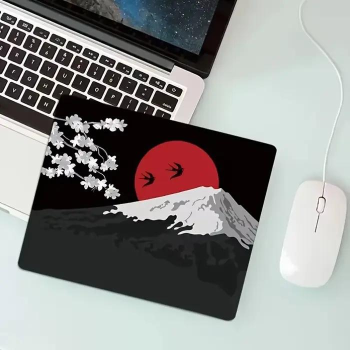 Petit tapis de souris Cherry Blossoms Mount Fuji