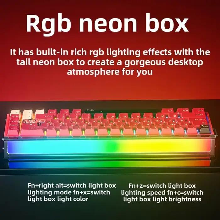 Clavier mécanique de jeu AULA HERO 68HE PRO/ULTRA avec interrupteurs magnétiques