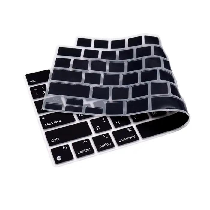 Couverture de clavier russe en silicone