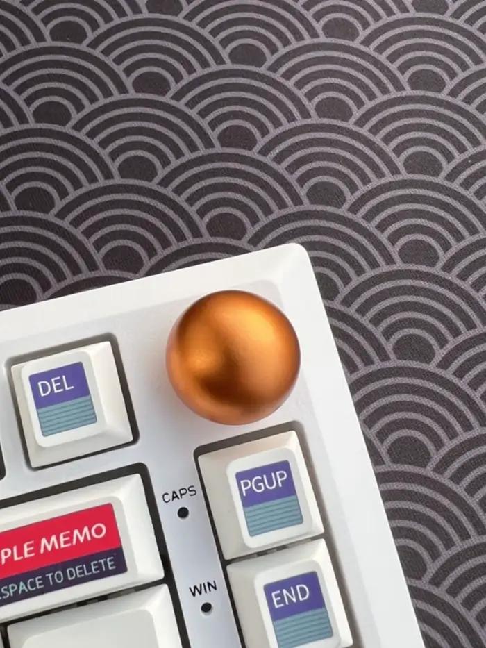 Bouton de clavier CNC en alliage d'aluminium pour Aula F75