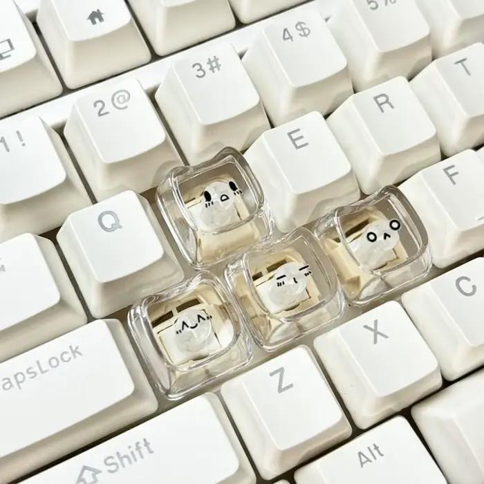 Jolies touches de clavier MAO Profile WASD en forme de chat