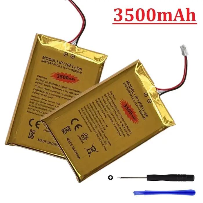Batterie de contrôleur de jeu Dualsense pour Sony PlayStation 5 3500mAh LIP1708 haute densité énergétique protection surcharge et surchauffe disponible en blanc bleu jaune noir vert