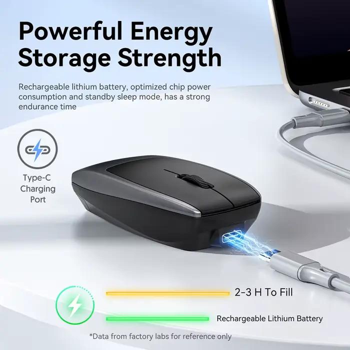 Mini souris Rechargeable avec convertisseur de lecteur de carte TF et corde suspendue type-c pour tablette