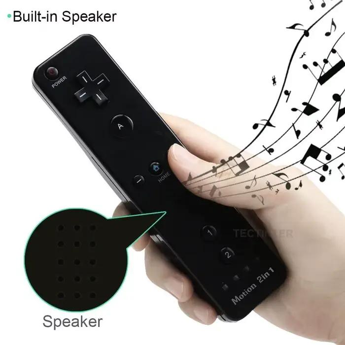 Sans fil À Distance Controle Pour Wii /Wii U Console Intégré Mouvement Plus Bluetooth Gamepad Contrôleur Nunchuck Avec Dragonne