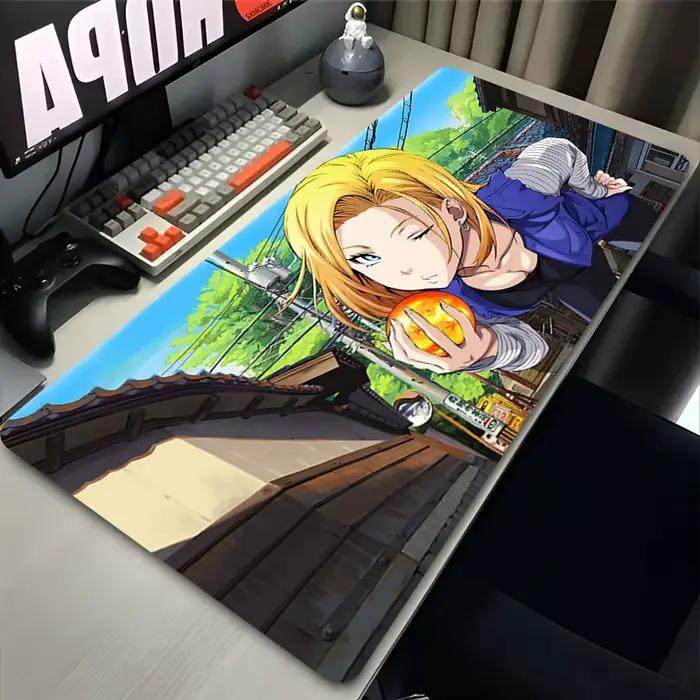 Grand tapis de souris Dragon Ball Android 18