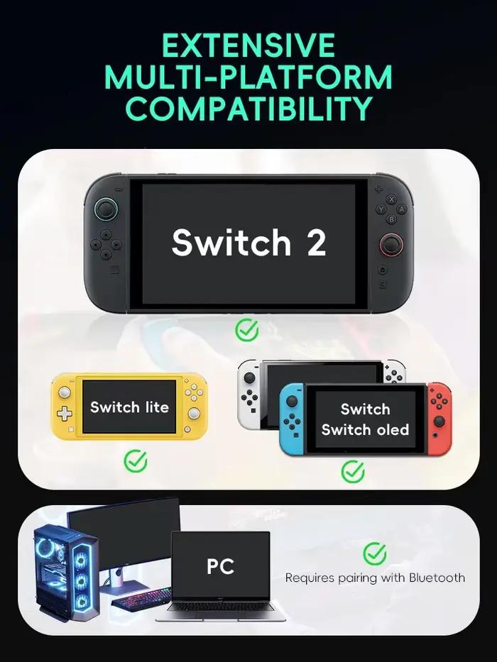 Contrôleur de jeu sans fil S80 Pro pour Switch2/Switch/Lite/OLED