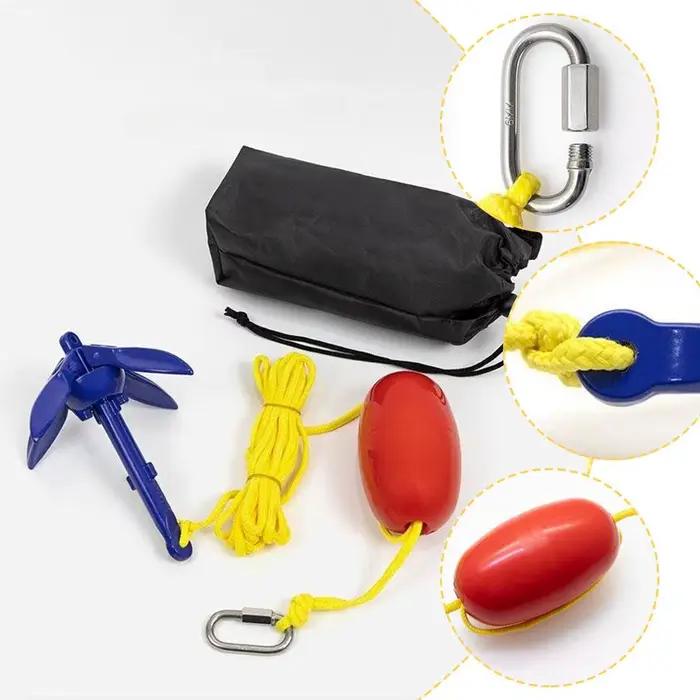 Kits d'ancre de Kayak marin, accessoires d'ancre pliants pour Kayaks de pêche, canoë, Jet Ski, planche à pagaie SUP et petites bateaux