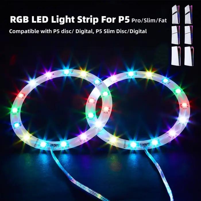 Bandes lumineuses LED pour console PS5 Slim