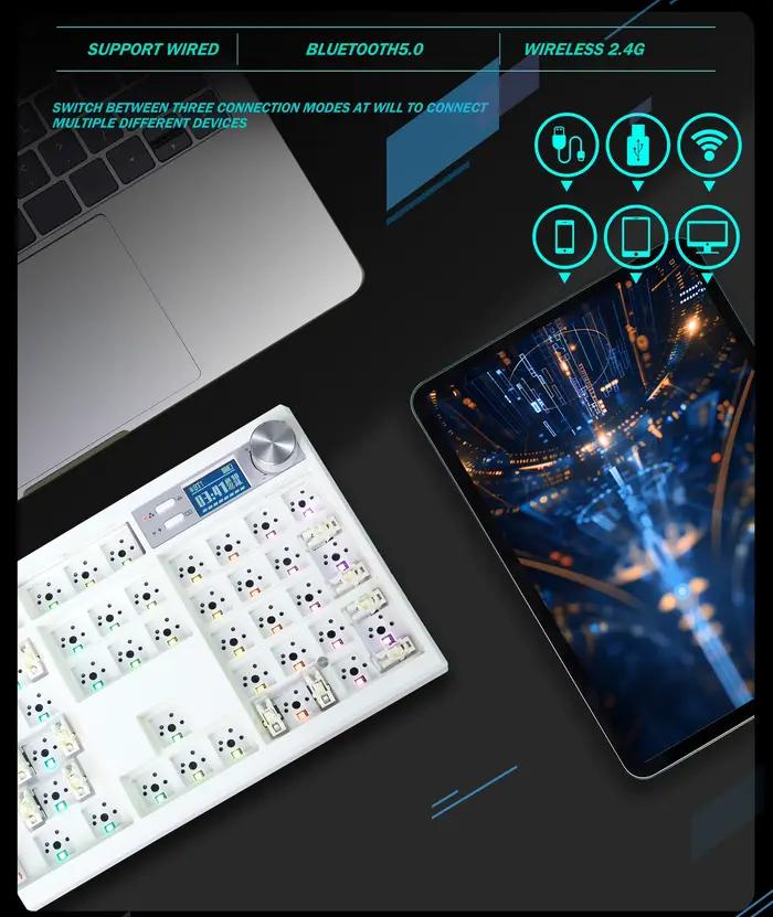 KIT de clavier mécanique GMK104 avec écran d'affichage