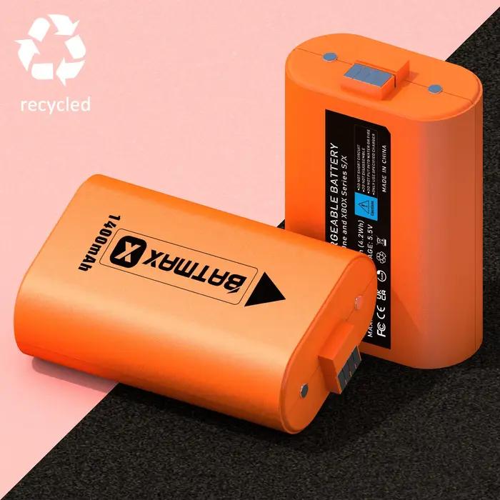 Batterie rechargeable Batmax 1400mAh pour Xbox Series X Contrôleur S/Xbox One X/S rechargeable longue durée de vie sans mémoire occasion gaming compétition marathon partie jeu