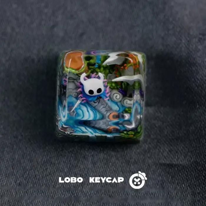 Creux chevalier jeu périphérique personnalisé résine Esc translucide Keycap clavier mécanique
