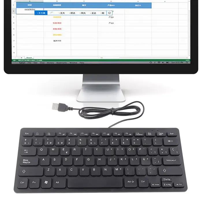 Mini clavier filaire portable