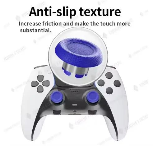 Pack de 6 Joysticks Analogiques Personnalisés pour Manette PS5 Edge – Remplacement avec Trois Options de Hauteur pour une Expérience de Jeu Améliorée