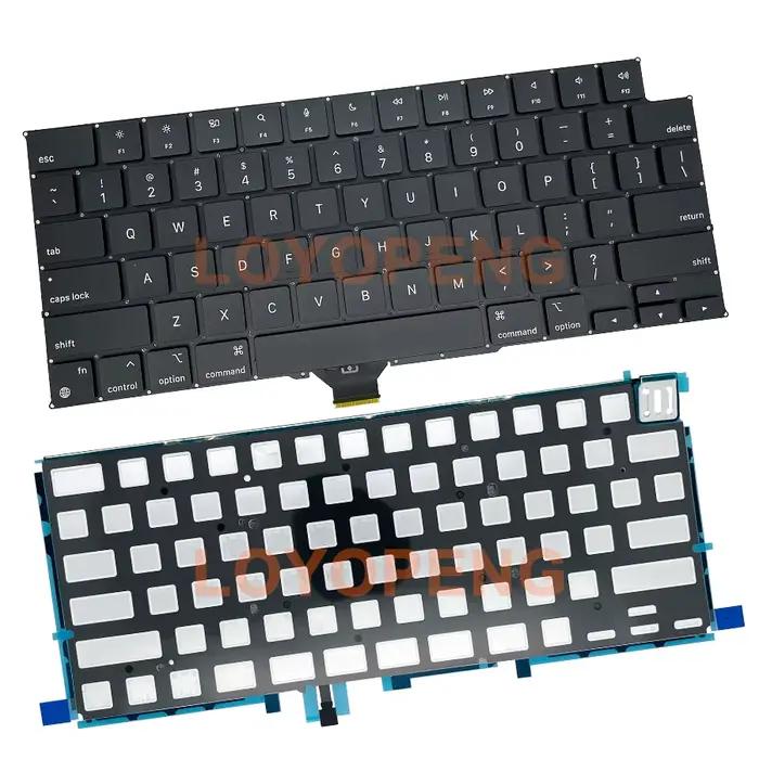 Clavier pour Macbook Pro 14'' 16'' M1 M2 A2442 A2779 avec rétroéclairage