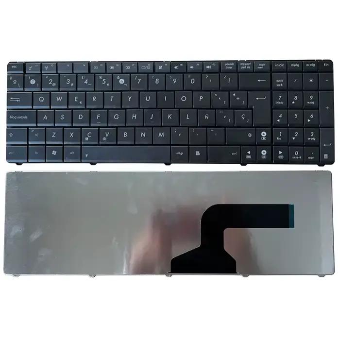 Clavier espagnol pour For Asus N53S N53SV K52F K53S K53SV K72F K52 A53 A52 U50 G51 N51 N52 N53 G73