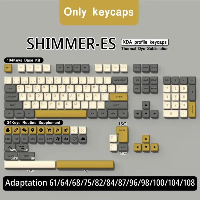 Capuchons de touches de clavier espagnol