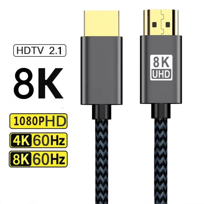 Câble numérique 8K compatible HDMI pour Xiaomi Mi Box 8K/60Hz 4K/120HZ 48Gbps