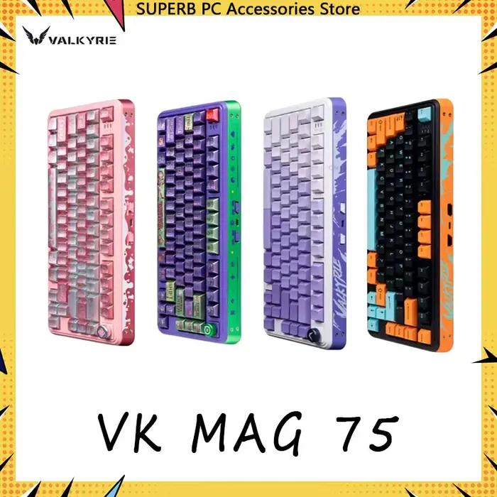 VALKYRIE VK MAG 75 clavier mécanique à interrupteur magnétique 8000Hz taux de navigation 0.01RT