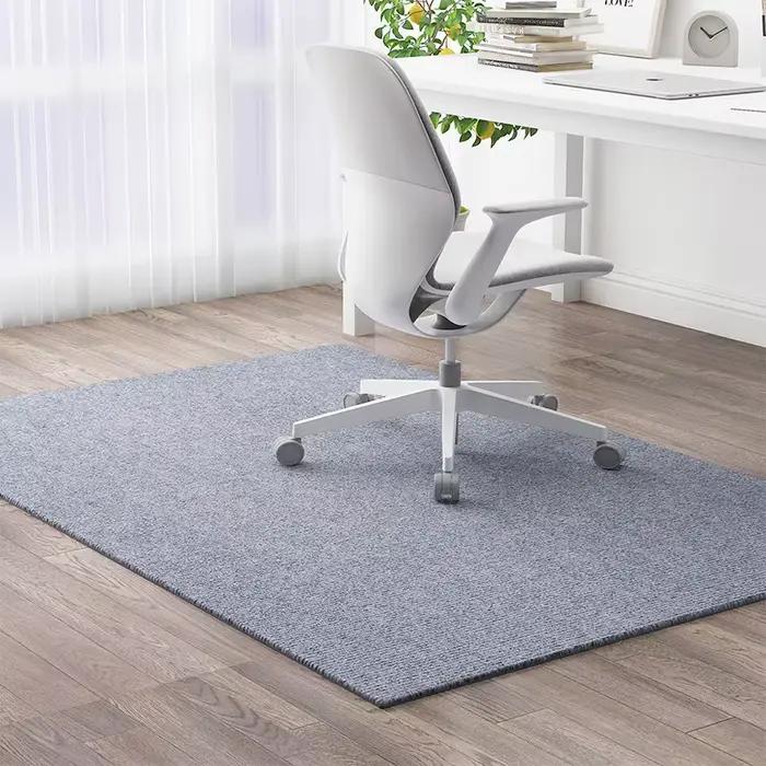 Grand tapis de chaise de bureau antidérapant